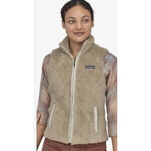 Patagonia Beige Sherpa Fleece Vest
